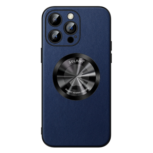 Sulada Zhenpi Series Leather MagSafe Magnetic Phone Case - For iPhone 14 Pro Max - mosaccessories